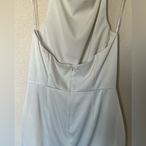 Elliat | Ivory Camo Blouson Halter Dress - Picture 12 of 15